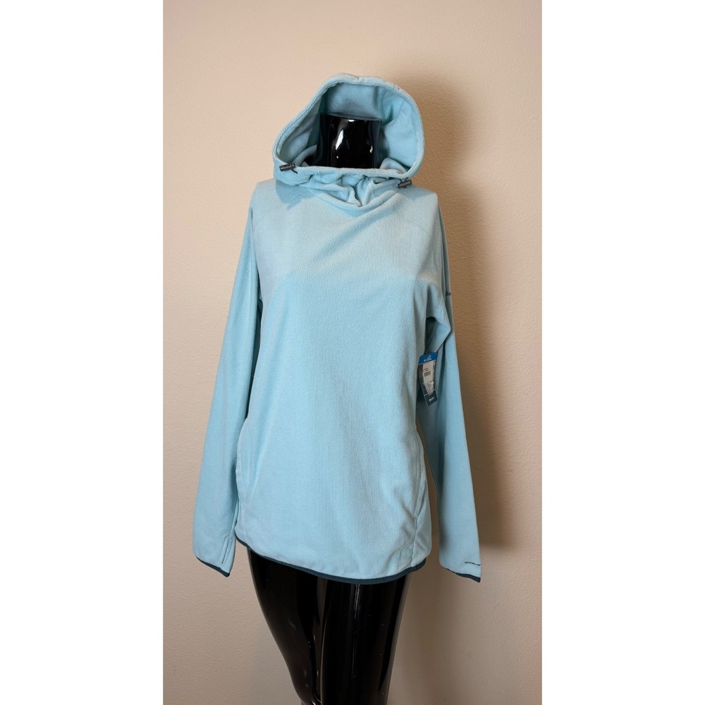 Columbia Small Omni-Wick Light Blue Hooded Pullover Jacket Women's NWT